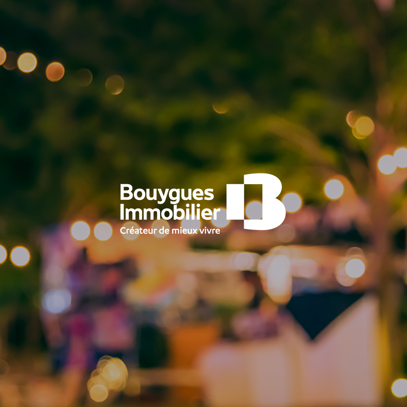 Personne participant à une soirée organisée par Bouygues Immobilier dans les jardins partagés d'une résidence