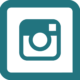 Logo d'Instagram avec cadre bleu DBAB