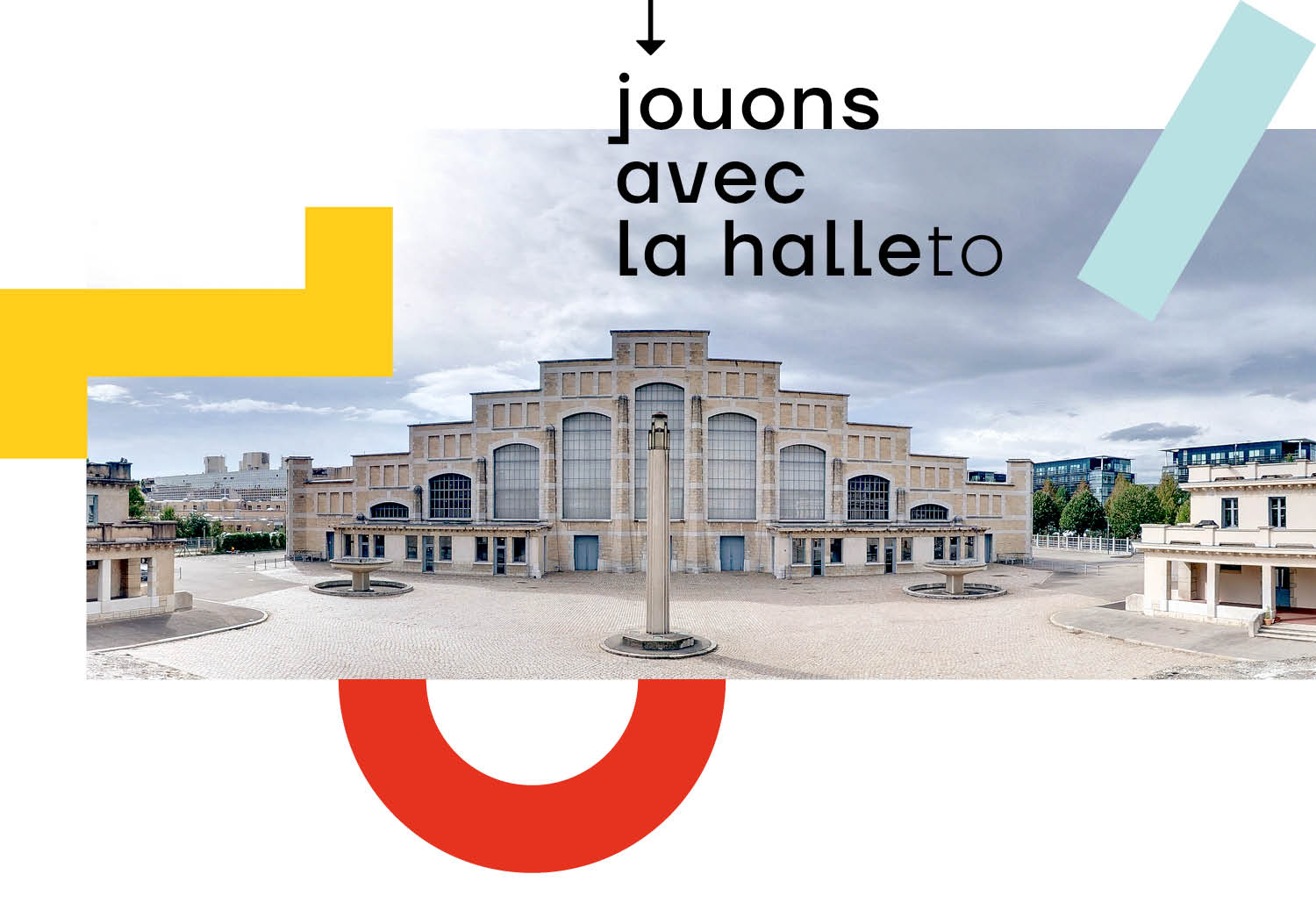 Extrapolation graphique pour La Halle Tony Garnier